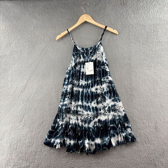 NWT Raviya Tie Dye Crochet Swimsuit Cover-Up Sundress Dress Size Large Boho - Picture 5 of 15